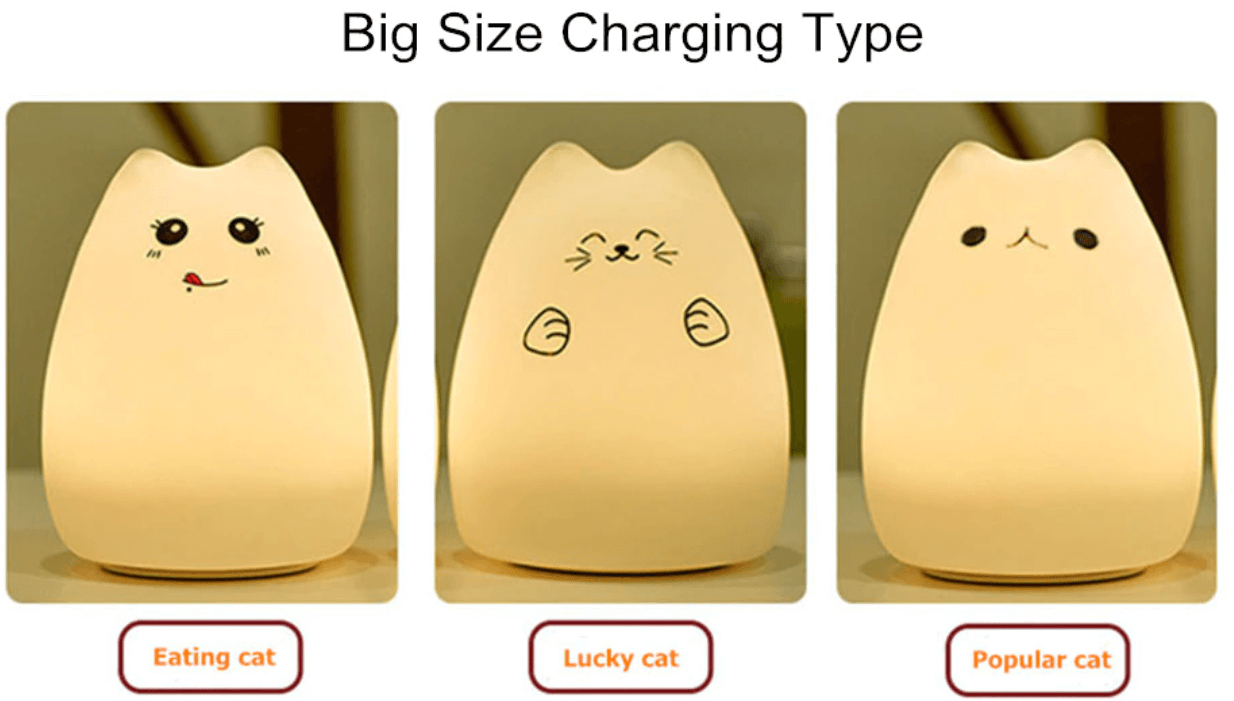 Cheeky Cat LED Lamp