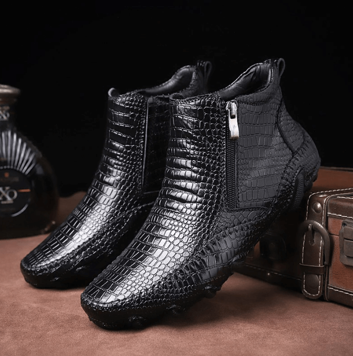 Cow Leather Chelsea Boots