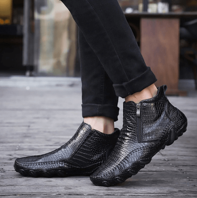 Cow Leather Chelsea Boots