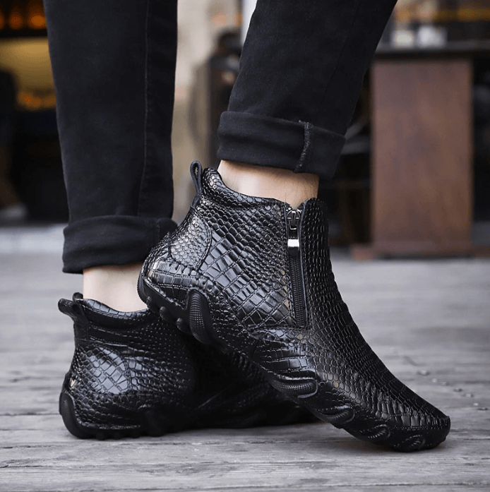 Cow Leather Chelsea Boots