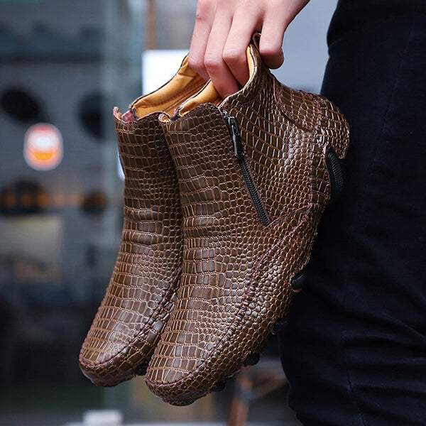 Cow Leather Chelsea Boots