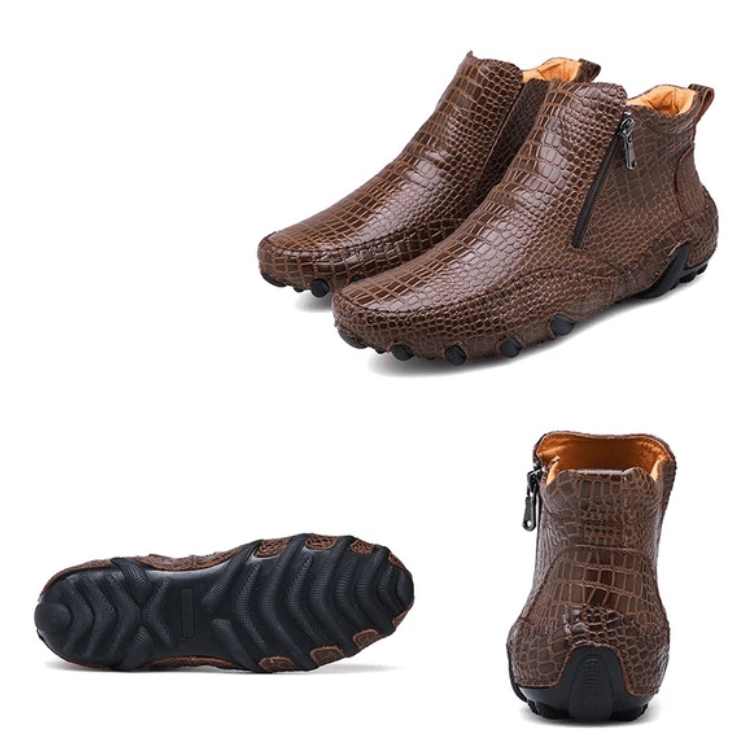 Cow Leather Chelsea Boots