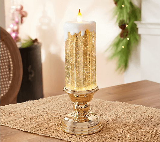 Fargeskiftende LED-vannlys med glitter