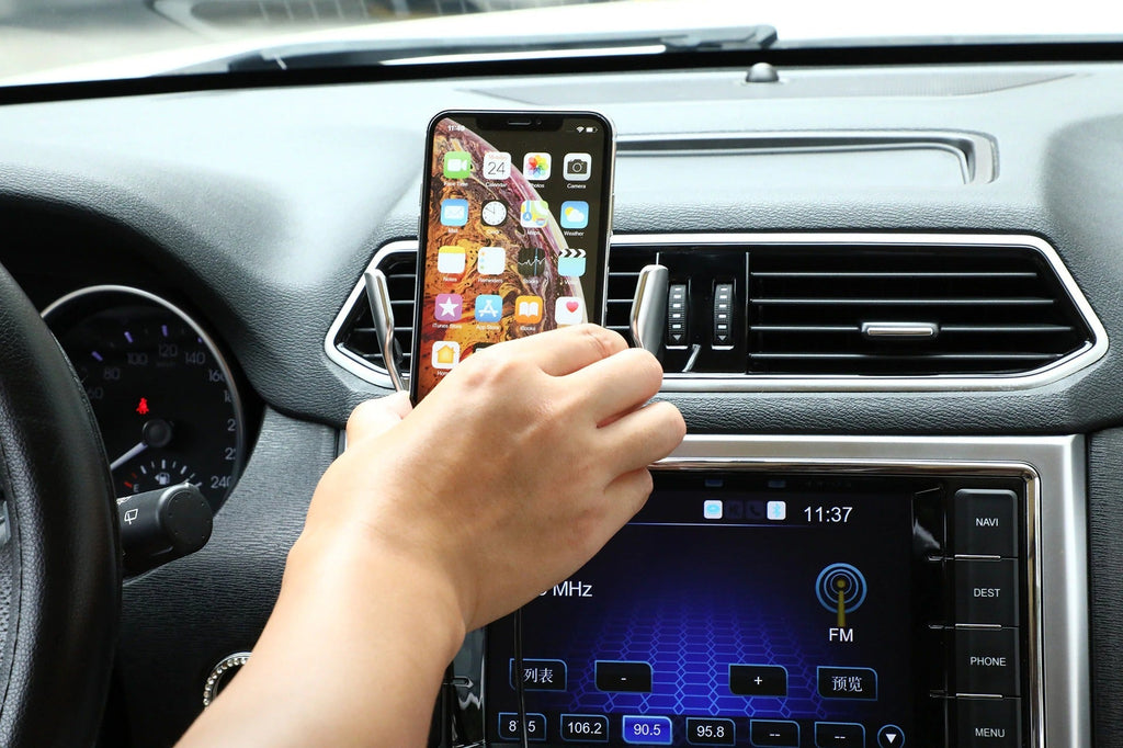 PREMIUM - Automatic Clamping Phone Holder | Wireless Charger