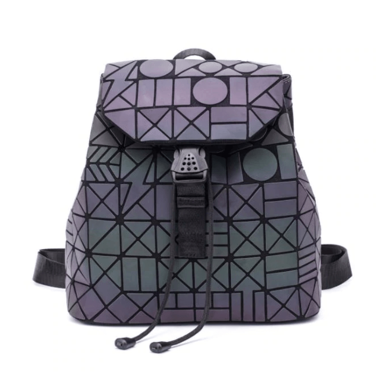 Luminous Geometric Backpack