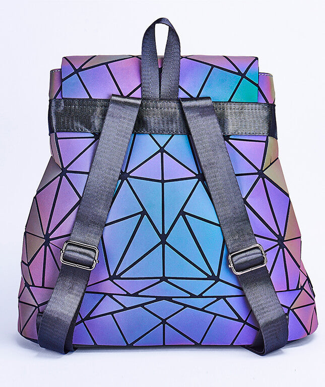 Luminous Geometric Backpack