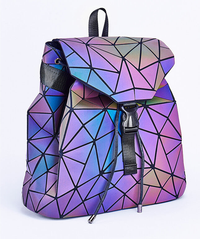 Luminous Geometric Backpack