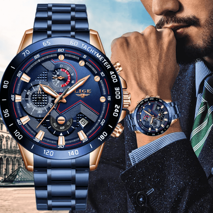 Men's Chronograph Luxury Wristwatch