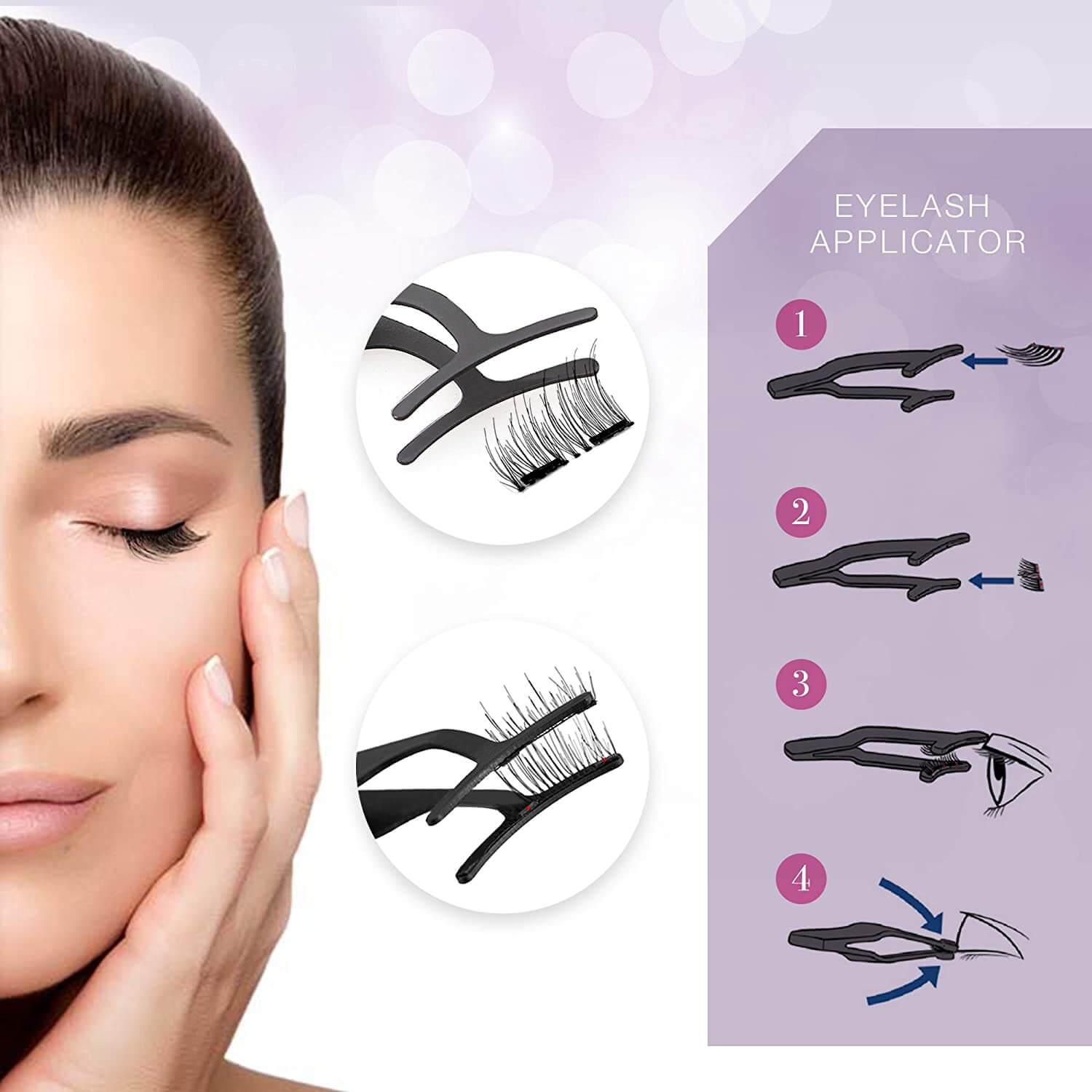 Double Magnetic Eyelashes
