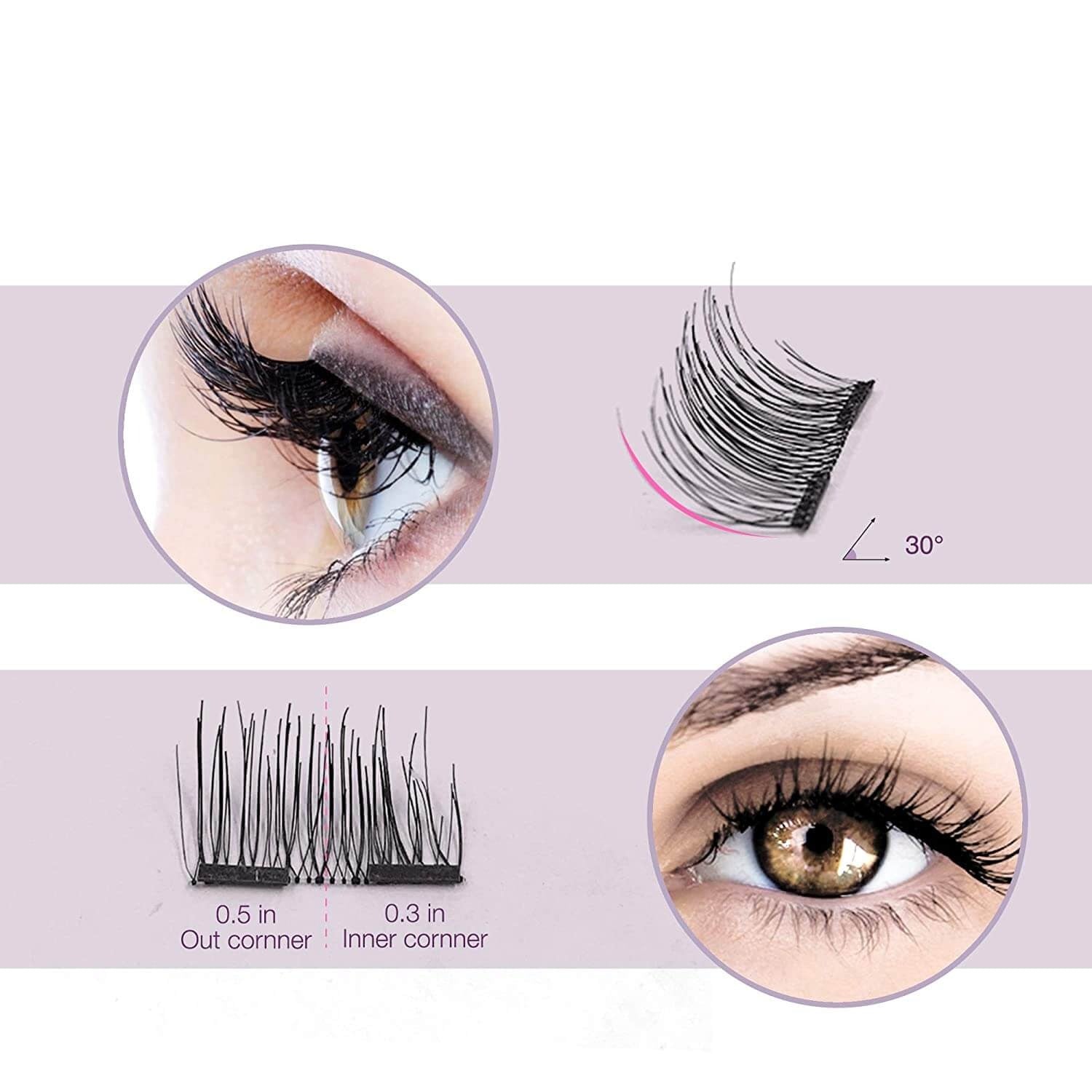 Double Magnetic Eyelashes