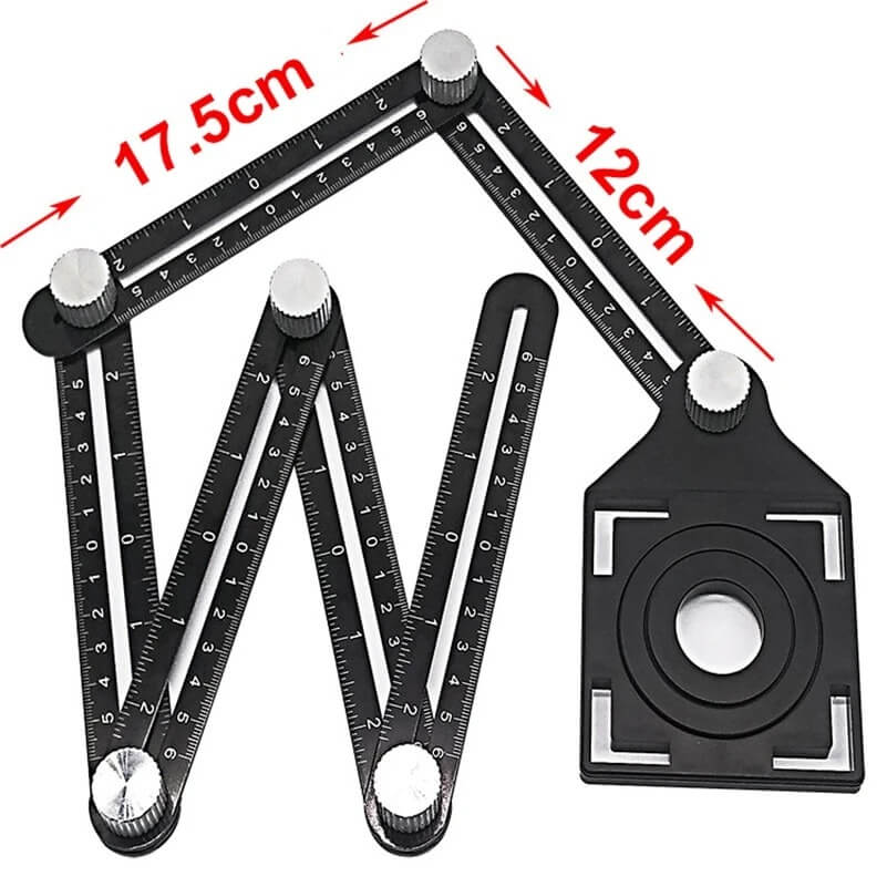 Multifunctional Metal Angle Ruler