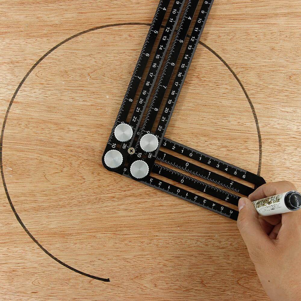 Multifunctional Metal Angle Ruler