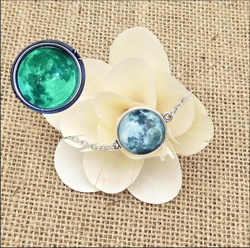 Glow In The Dark Moon Bracelet