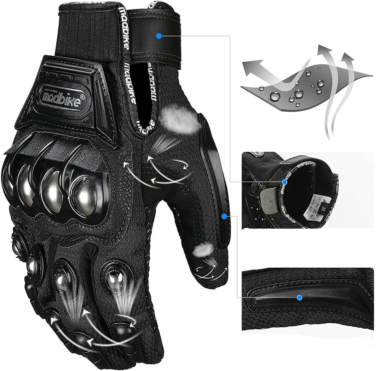 Madbike Motorcycle Gloves