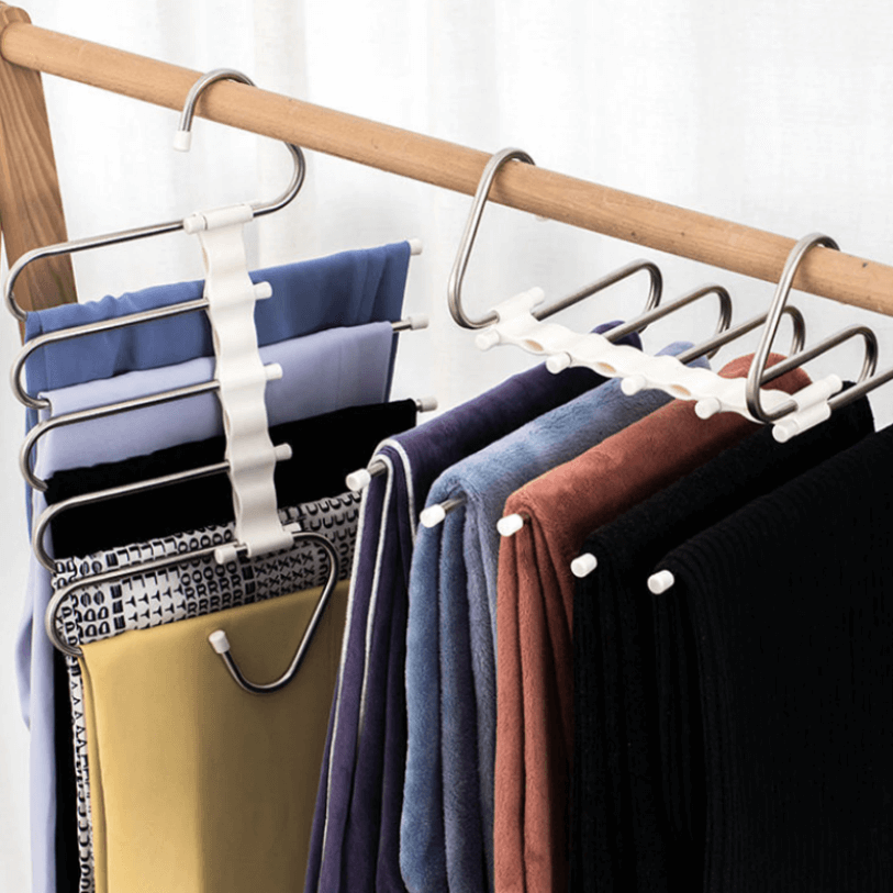 Multifunctional trouser rack