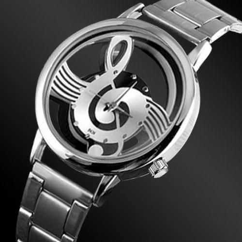 Musical note wristwatch