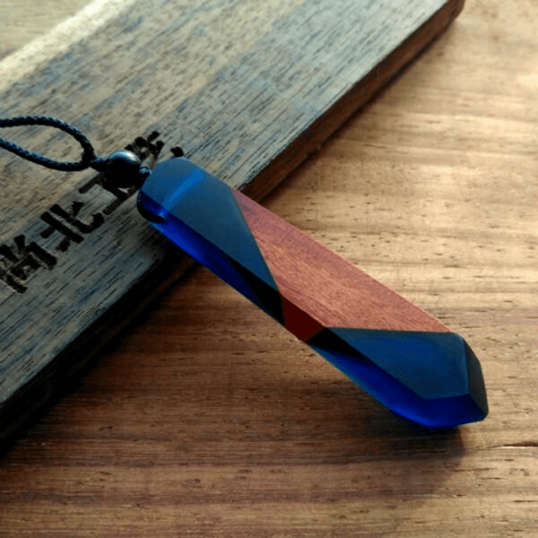 Wood Resin Necklace