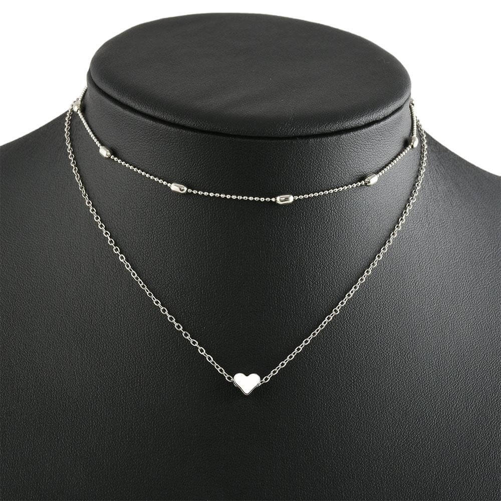 Heart Pendant Choker