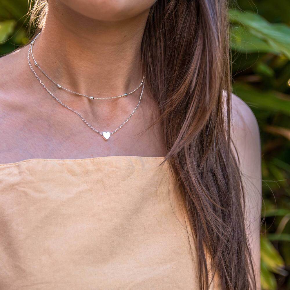 Heart Pendant Choker