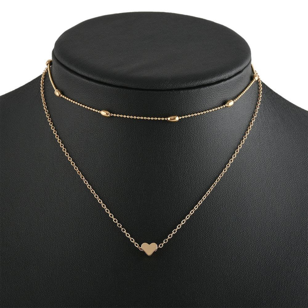 Heart Pendant Choker