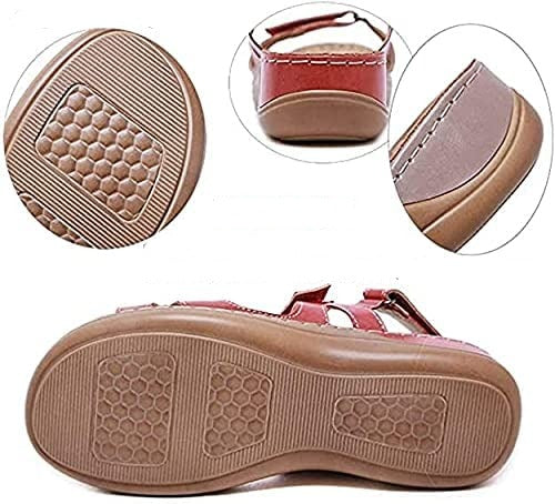 Flate uformelle sandaler med borrelås