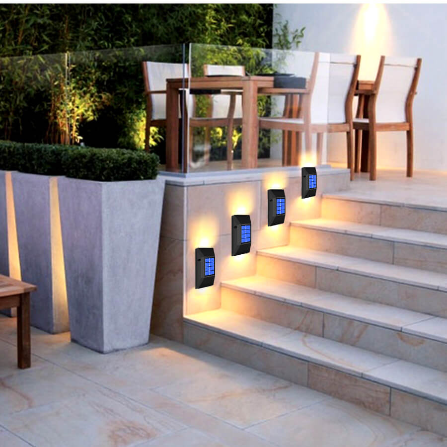 Solar Powered Outdoor Patio Wall Light