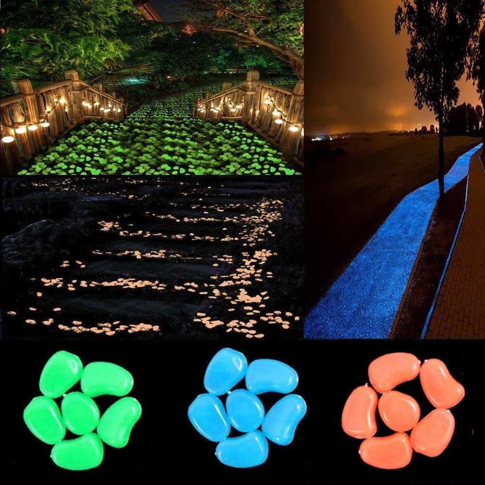 Glow in the Dark Garden Stones