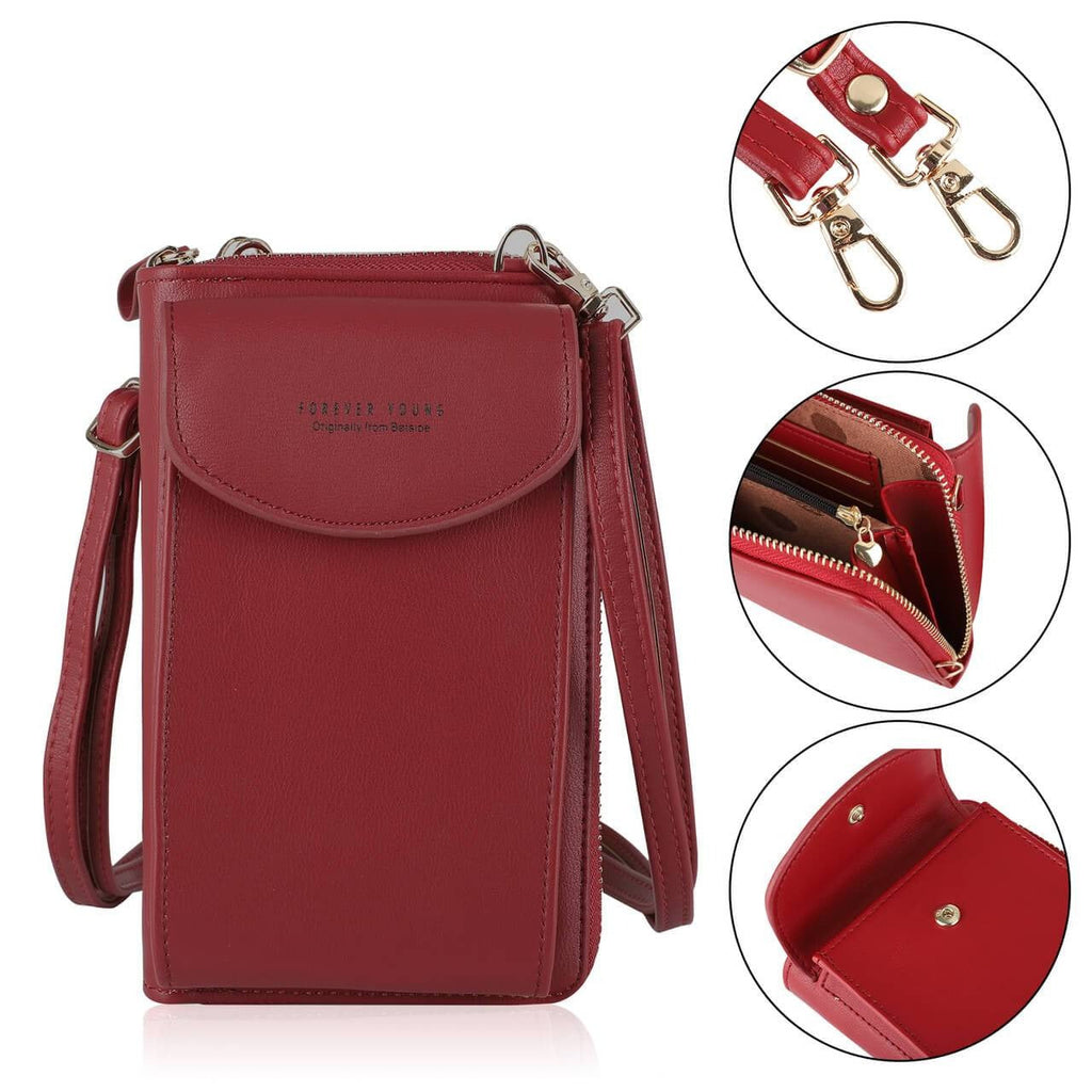 Women's Crossbody Clutch Phone Wallet