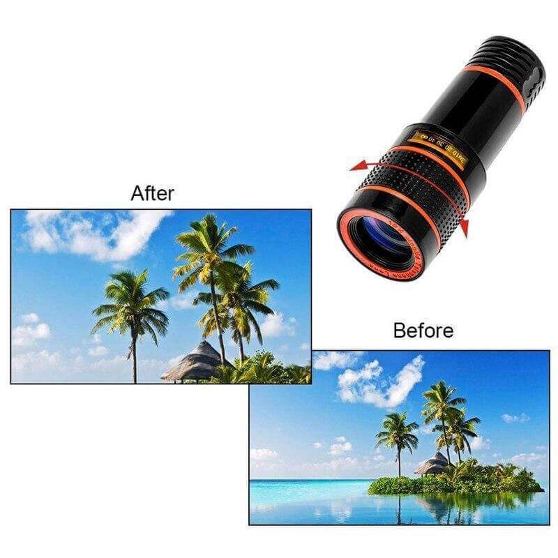 12X Zoom Telescope Camera Lens for Smartphone