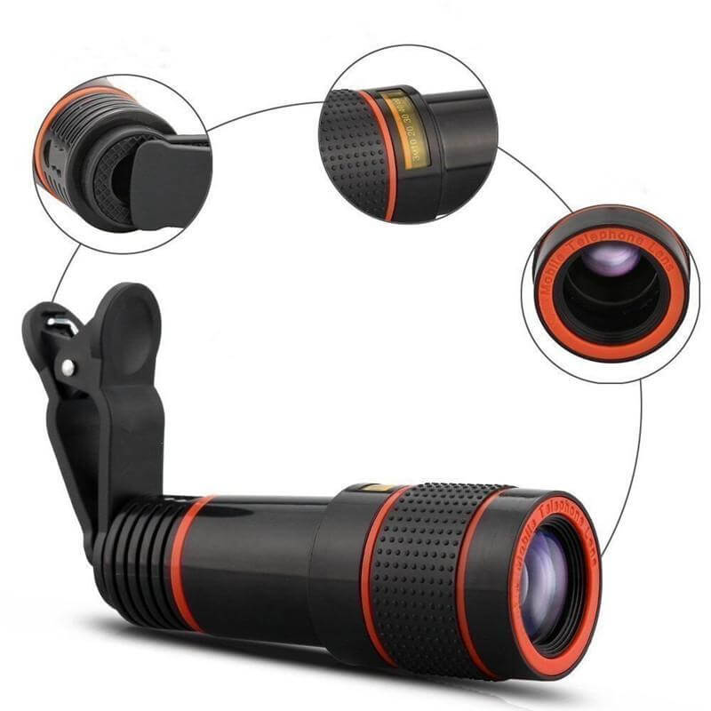 12X Zoom Telescope Camera Lens for Smartphone