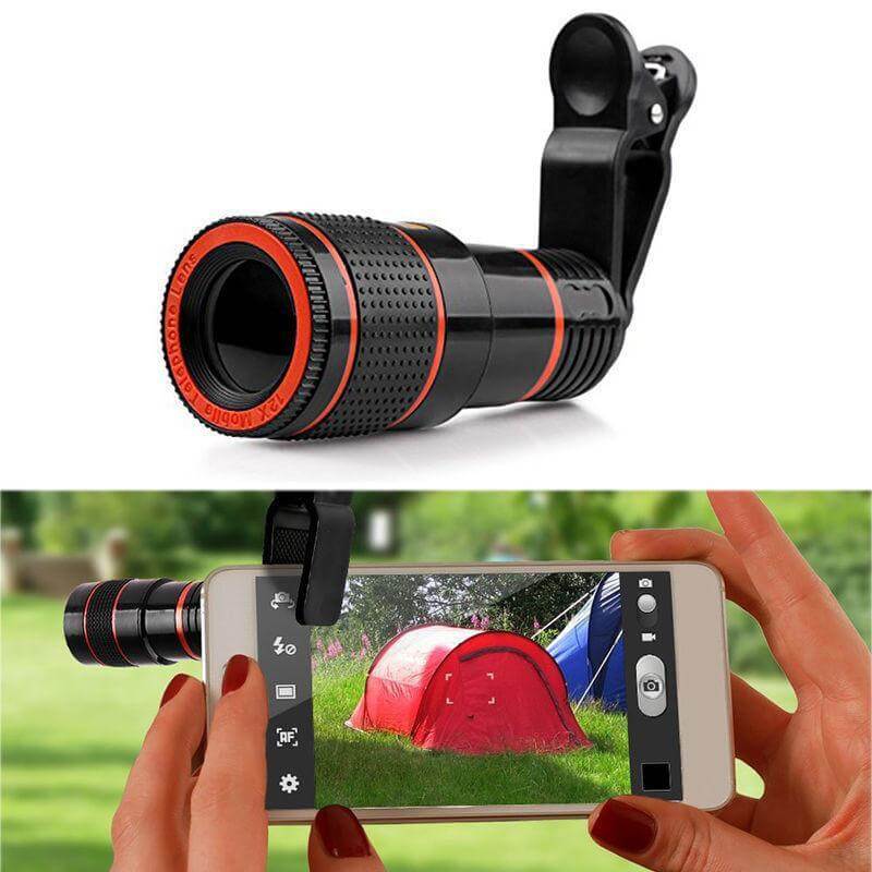 12X Zoom Telescope Camera Lens for Smartphone