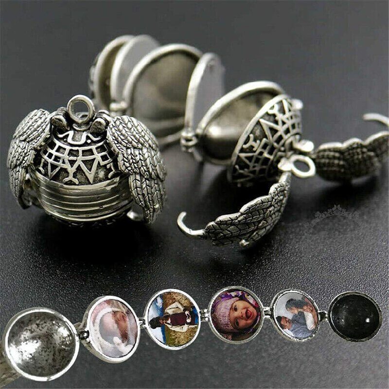 Expandable Photo Locket Necklace