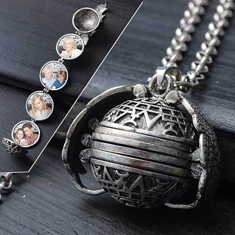 Expandable Photo Locket Necklace