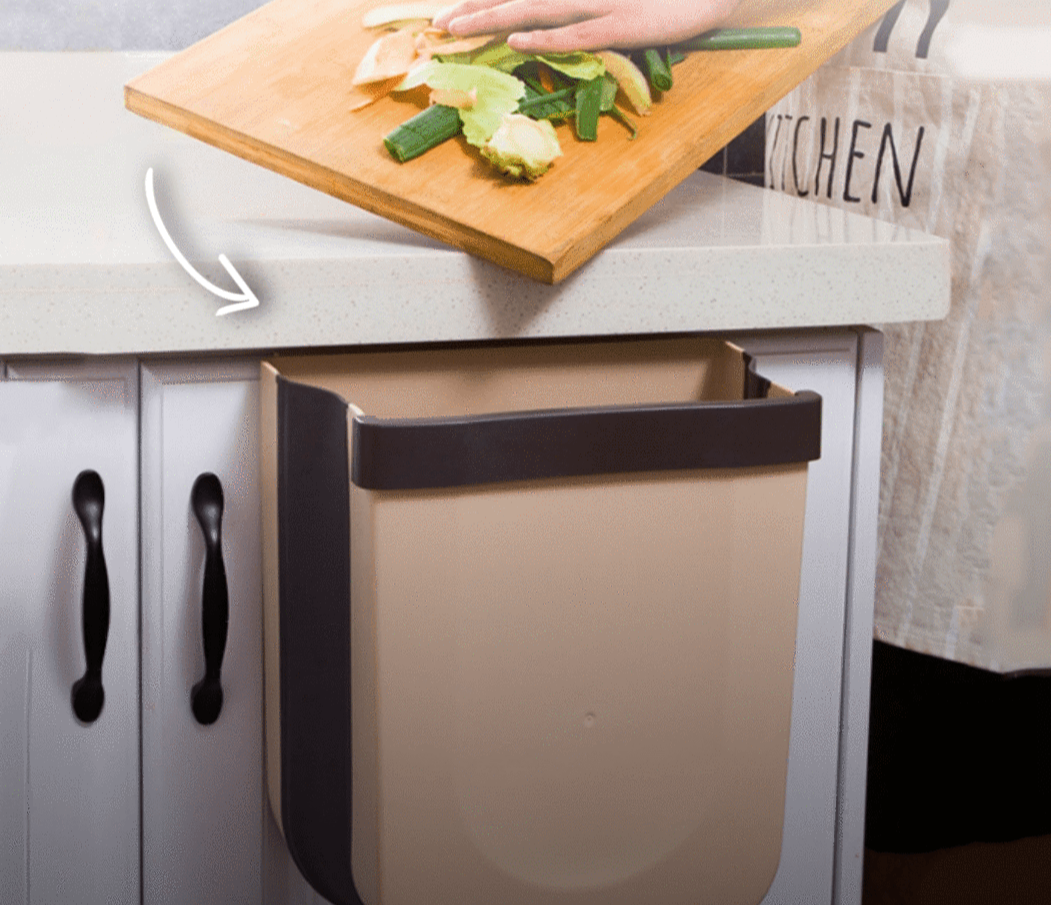 Press &amp; Pull - Wall-mounted waste bin