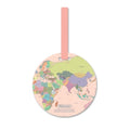 Bellezas Worldmap Suitcase Label®