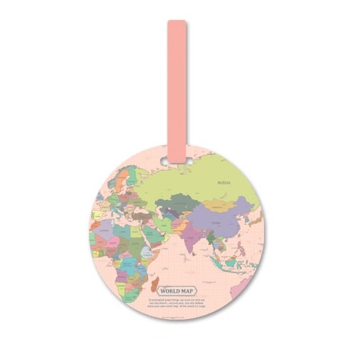 Belleza's Worldmap Suitcase Label®
