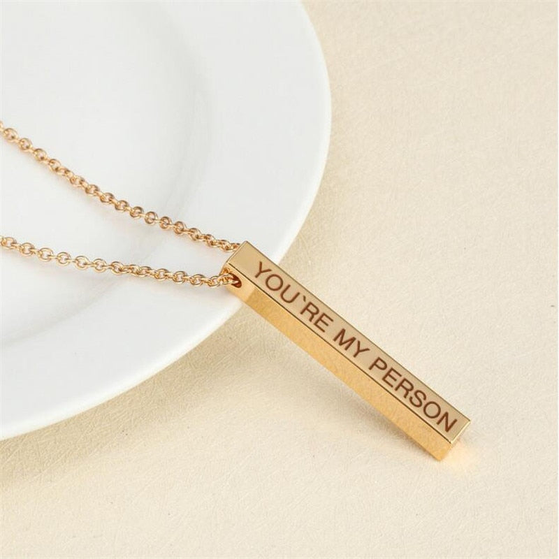 Engraved Necklace