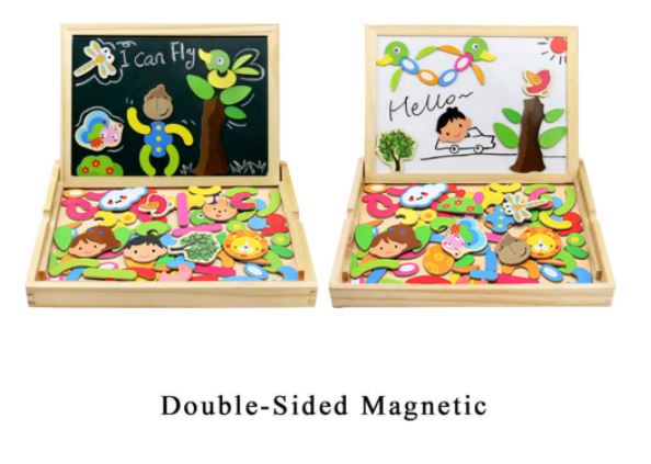 Draw &amp; Puzzle - Educational Magnetic Board