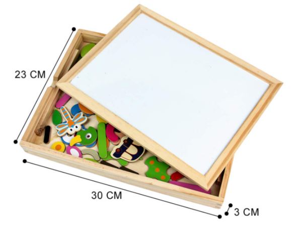 Draw &amp; Puzzle - Educational Magnetic Board