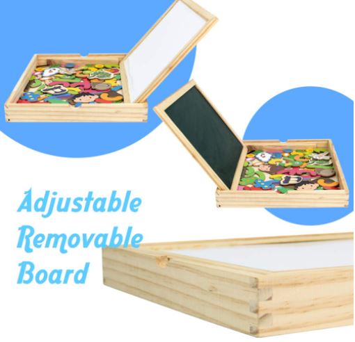 Draw &amp; Puzzle - Educational Magnetic Board
