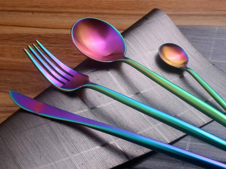 Rainbow Cutlery Set (4 Pieces)