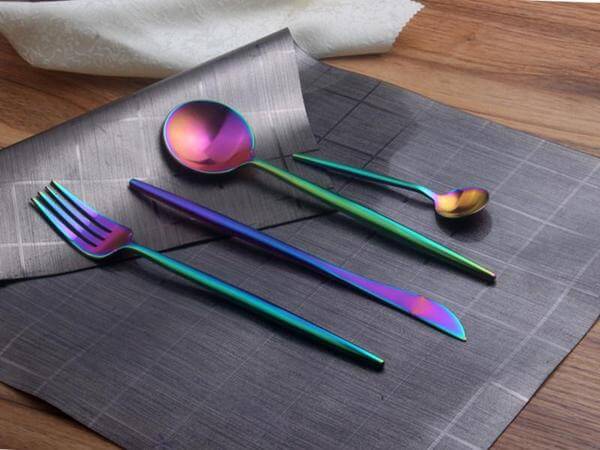 Rainbow Cutlery Set (4 Pieces)