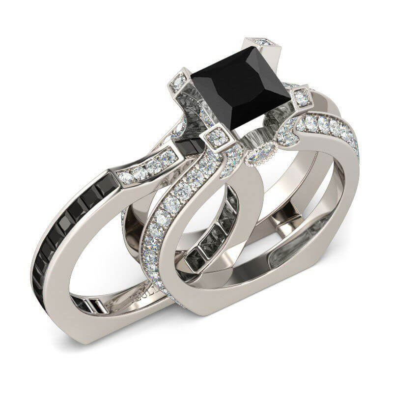 Firkantslipt ring