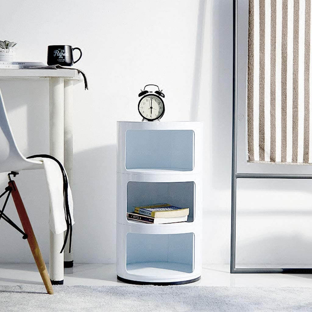 3-lags sylindrisk moderne skap