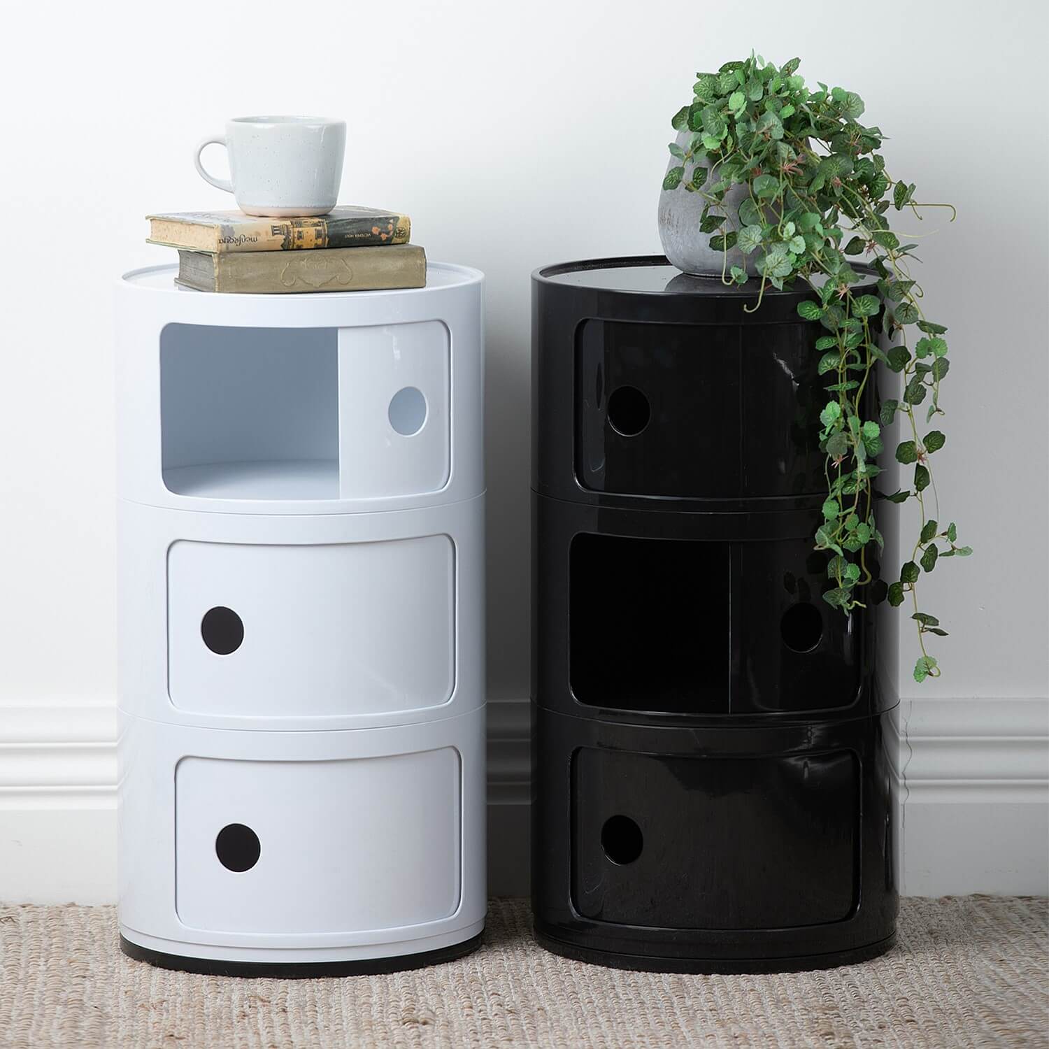 3 Layers Cylindrical Modern Cabinet