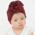 Baby turbanlue med rynker