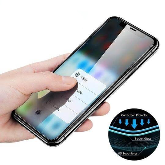 Full Coverage Tempered Glass for iPhone | 1+2 Free
