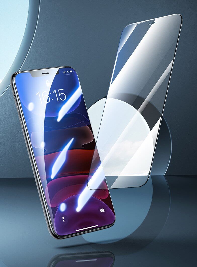 Full Coverage Tempered Glass for iPhone | 1+2 Free