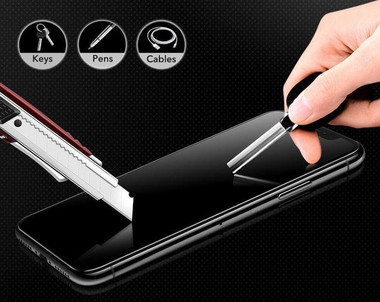 Full Coverage Tempered Glass for iPhone | 1+2 Free