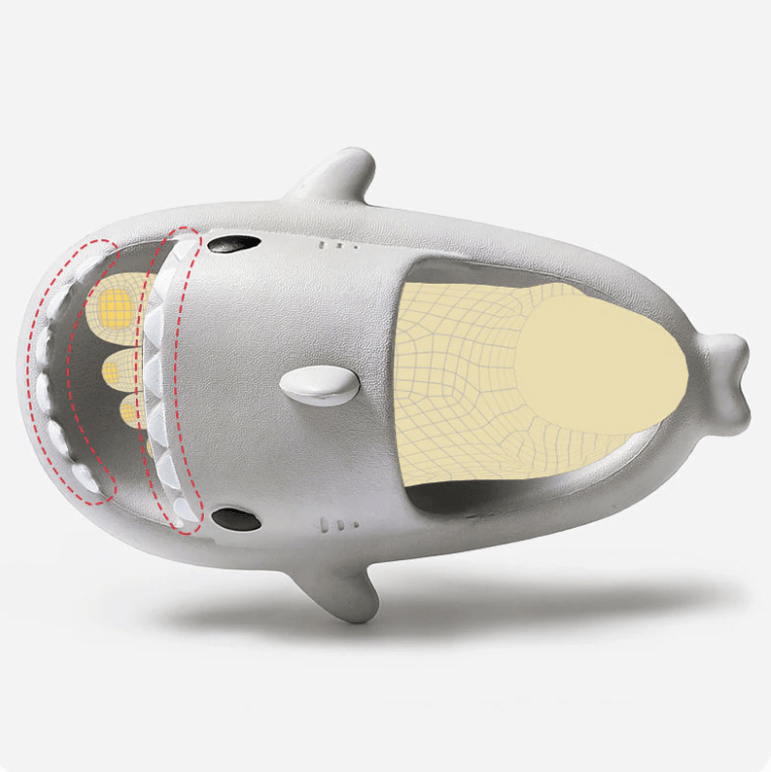 Baby and children's slippers with shark